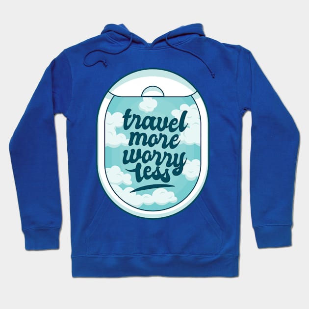 Travel Quote Hoodie by Safdesignx